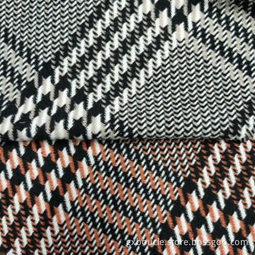Woolen  plaid Zara Houndstooth design fabric